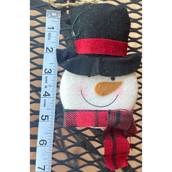 Lot of 7 Snowman Santa Theme Christmas Holiday Hanging Ornaments (READ) - Picture 5 of 5
